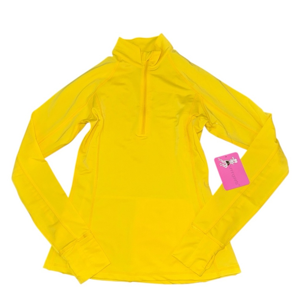 NWT Women’s Running Skirts Sweat Wicking Pullover in Citron Yellow Size M